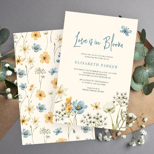 Papeterie Invitation de fête prénuptiale de mariage à petit 