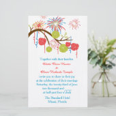 Papeterie Invitation de mariage Fiesta Wonderland (Debout devant)