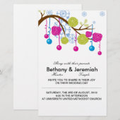 Papeterie Invitation de mariage Winter Wonderland (Devant / Derrière)