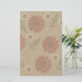 Papeterie Invitation Florale Classique (Debout devant)