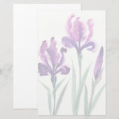 Papeterie Irises (Devant / Derrière)