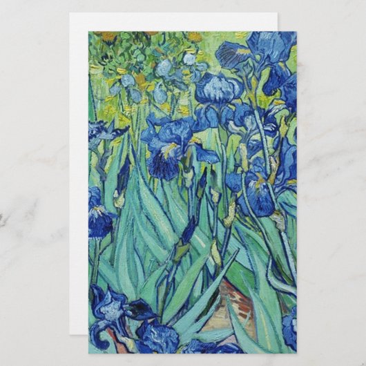 Papeterie Irises, Vincent van Gogh (Devant / Derrière)