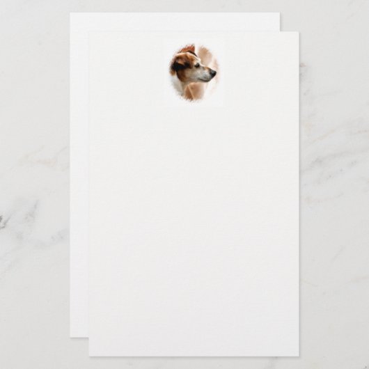 PAPETERIE JACK RUSSELL TERRIER CHIEN (Devant / Derrière)