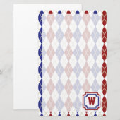 Papeterie Jacquard Americana (Devant / Derrière)
