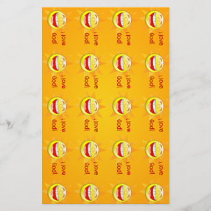 Papeterie J'aime Dieu Stationery Sun