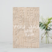 Papeterie J'aime le bois brun Hakuna Matata (Debout devant)