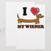 PAPETERIE J'AIME-MON-WIENER (Devant / Derrière)