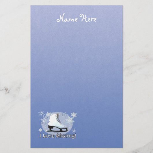Papeterie J'aime patiner ! (Devant)