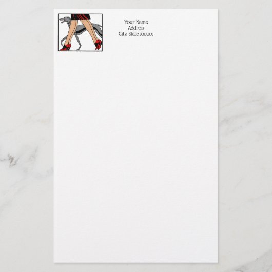 Papeterie Jambes Art déco femmes Greyhound Whippet Chien R (Devant)