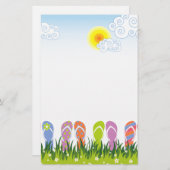 Papeterie Jardin coloré d'amusement de bascules (Devant / Derrière)