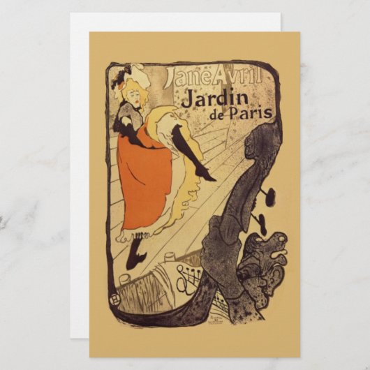 Papeterie Jardin de Paris - Toulouse-Lautrec (Devant / Derrière)