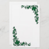 Papeterie Jardin de shamrock (Devant / Derrière)