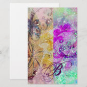 PAPETERIE JARDIN DES OMBRES PERDUES /MAGIE PLANTE DE BOUTEIL (Devant / Derrière)