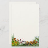 Papeterie Jardin fleuri (Devant / Derrière)