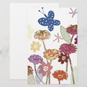 Papeterie Jardin Floral (Devant / Derrière)