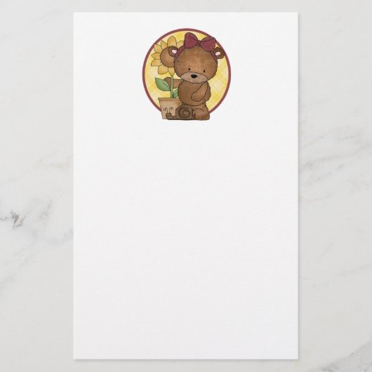 Papeterie Jardinage Teddy Bear (Devant)