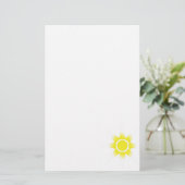 Papeterie Jaune Blanc Magique Sun Produit (Debout devant)