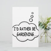 Papeterie Je préfère être jardiné (Debout devant)