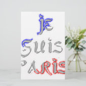 Papeterie Je Suis Paris Art Print (Debout devant)