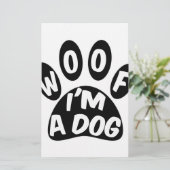 Papeterie Je suis un chien (Debout devant)