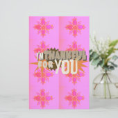 Papeterie Je vous remercie : Une expression sincère (Debout devant)