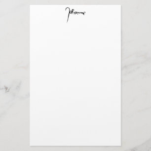 Papeterie Jeanne d'Arc Saint Joan Heilige Johanna Signature