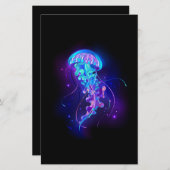 Papeterie Jellyfish éclatante couleur (Devant / Derrière)