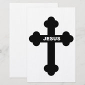 PAPETERIE JESUS CROSS (Devant / Derrière)
