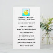 Papeterie Jeu baby shower (Debout devant)