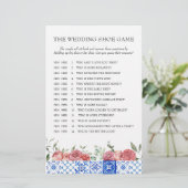 Papeterie Jeu de Fête des mariées Floral Méditerranéen Rose (Debout devant)