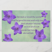 Papeterie John 3:16 (Devant)