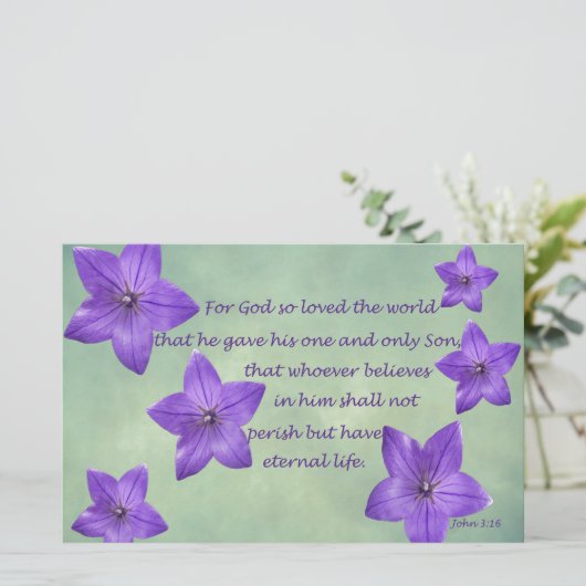 Papeterie John 3:16 (Debout devant)