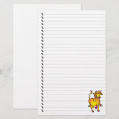 Papeterie Joli Dessin Cartoon Vache Linked Animal Papier (Devant / Derrière)