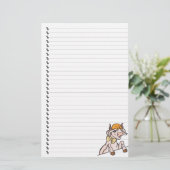 Papeterie Joli Dessin Cartoon Vache Linked Animal Papier (Debout devant)