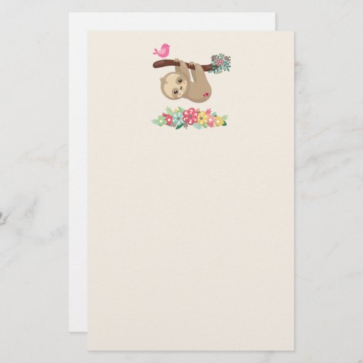 Papeterie Joli fentes Brown accrochées à l'envers (Devant / Derrière)