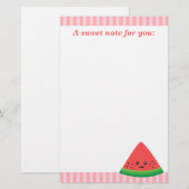 Papeterie Joli morceau de pastèque (Devant / Derrière)