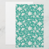 Papeterie Joli motif floral (Devant / Derrière)