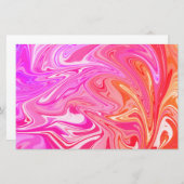 Papeterie Joli Pastel Rainbow Swirl (Devant / Derrière)