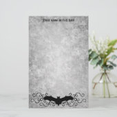 Papeterie Jolie chauve-souris d'Halloween avec ton nom grung (Debout devant)