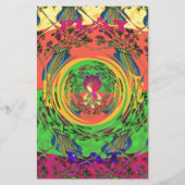 Papeterie Jolie et belle florale Motif Art Imprimer Design (Devant)