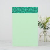 Papeterie Jolie texture de plâtre Turquoise (Debout devant)