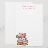 Papeterie Jolies Livres Personnalisés (Devant / Derrière)