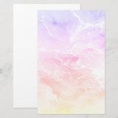 Papeterie jolis tons roses pastels (Devant / Derrière)