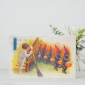 Papeterie Jolly Halloween (Chats noirs) (Debout devant)