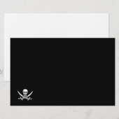Papeterie Jolly roger drapeau de pirate (Devant / Derrière)