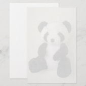 Papeterie Jouet Panda noir et blanc (Devant / Derrière)