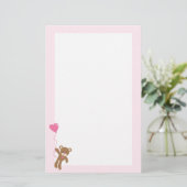 Papeterie Jour des Valentines de l'Ours Brown (Debout devant)