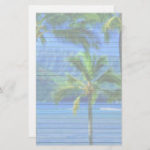 Papeterie Jour tropical à la plage (Devant / Derrière)