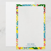 Papeterie JOURNAL EXOTIQUE Papier/En-tête (Devant / Derrière)
