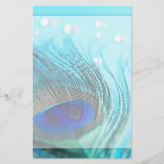 Papeterie Joyaux Turquoises Chic Peacock (Devant)